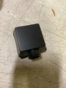 Delta 50570-BL Square Wall Supply Elbow for Hand Shower Hose Connection - Matte Black