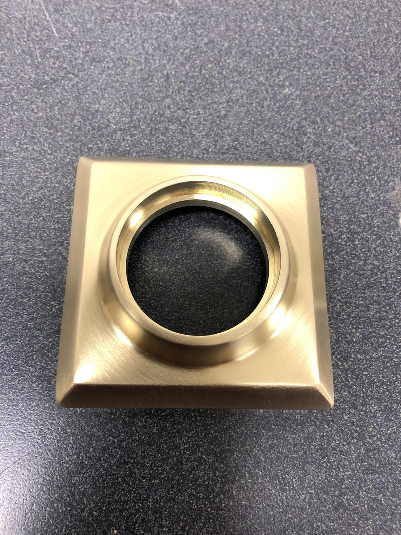 Baldwin SCTSD044 Traditional Square Single Cylinder Keyed Entry Deadbolt - Satin Brass