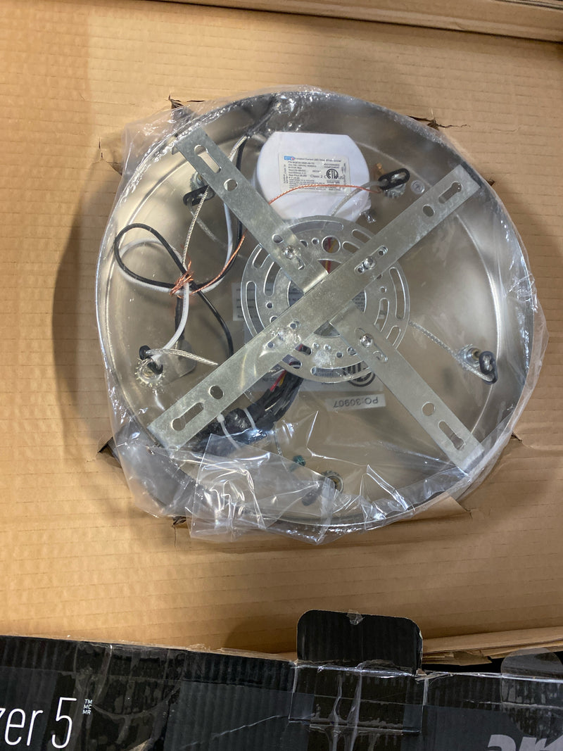 Artika PDT-5GL-RN Glitzer 30-Watt 5 Light Chrome Modern Integrated LED Pendant Light Fixture for Dining Room or Kitchen