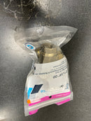 Sharkbite UR23036 Max 1/2 in. Push-to-Connect x 3/8 in. O.D. Compression Chrome-Plated Brass Quarter-Turn Angle Stop Valve