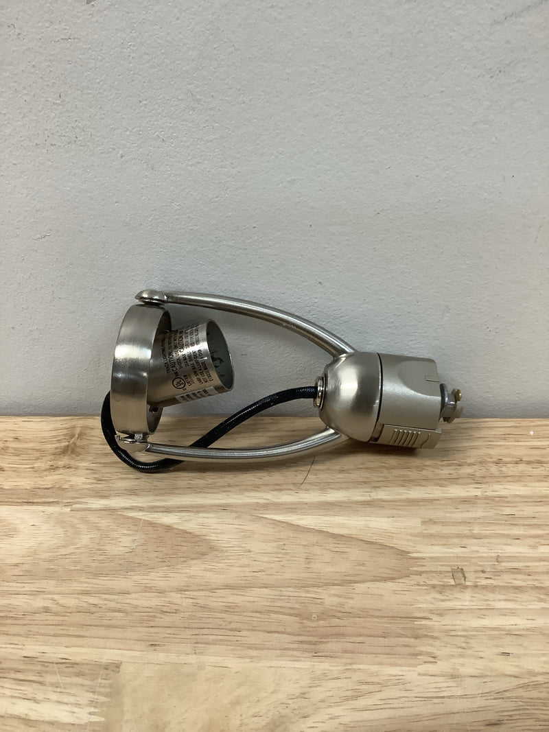 Progress lighting P6115-09WB Alpha Trak 1-Light Brushed Nickel Track Lighting Head