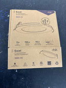 DALS Lighting 5005-CC-WH LED Canless Recessed Fixture with 5" Shower and Wafer Trim - Airtight - White