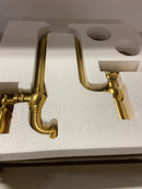 Kohler 99270-2MB Artifacts Wall Mount Pot Filler in Vibrant Brushed Modern Brass
