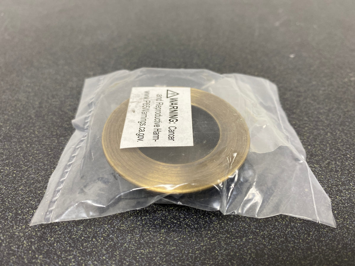 Deltana FP178U5 1-7/8" Diameter Solid Brass Round Flush Sliding Door Pull - Antique Brass