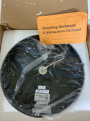 Justice Design Group NSH-4483-MBBR Knox 2 Light 13" Wide Flush Mount Drum Ceiling Fixture - Matte Black / Brass