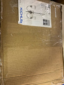 Kichler Jolie 18" 3 Light Mini Chandelier with Satin Etched Glass in Brushed Nickel