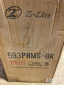 Z-Lite 593PHMS-BK Sana Outdoor Post, 2-Light 120 Total Watts, Black