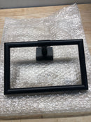 ICO Bath V62325 Volkano Crater Wall Mounted Towel Ring - Matte Black