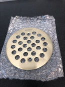 Moen 101664BN 4-1/4" Round Shower Drain Cover with Exposed Screw Installation - Brushed Nickel