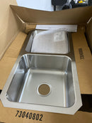 Elkay ELUH3116DBG Gourmet Lustertone Stainless Steel 31-3/4" x 16-1/2" Double Basin Undermount Kitchen Sink with 7-1/2" Depth, Rounded Basin Corners, Bottom Grid, and Drain Fixture - Stainless Steel