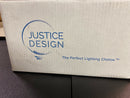 Justice Design Group CER-5345 Single Light 9.25" Small ADA Prairie Window Interior Wall Sconce Rated for Damp Locations from The Ceramic Collection - Bisque