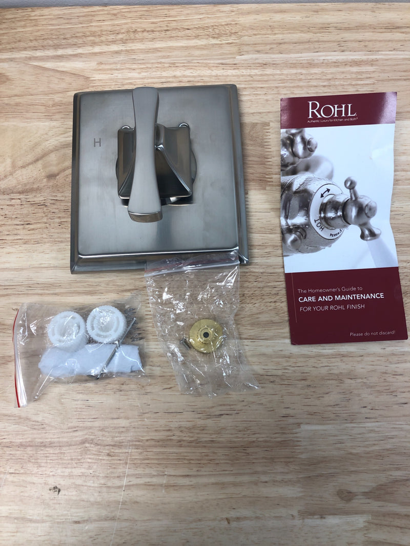 Rohl ML2027LMSTN Matheson Thermostatic Valve Trim Only with Single Lever Handle - Less Rough In - Satin Nickel