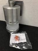 Z-Lite 560S-BA-LED Luminata 9" Tall LED Cylinder Wall Sconce with Matte Opal Glass - 2700K - Brushed Aluminum