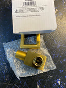 Kingston Brass K173ASQ7 Claremont Wall Mount Supply Elbow, Brushed Brass