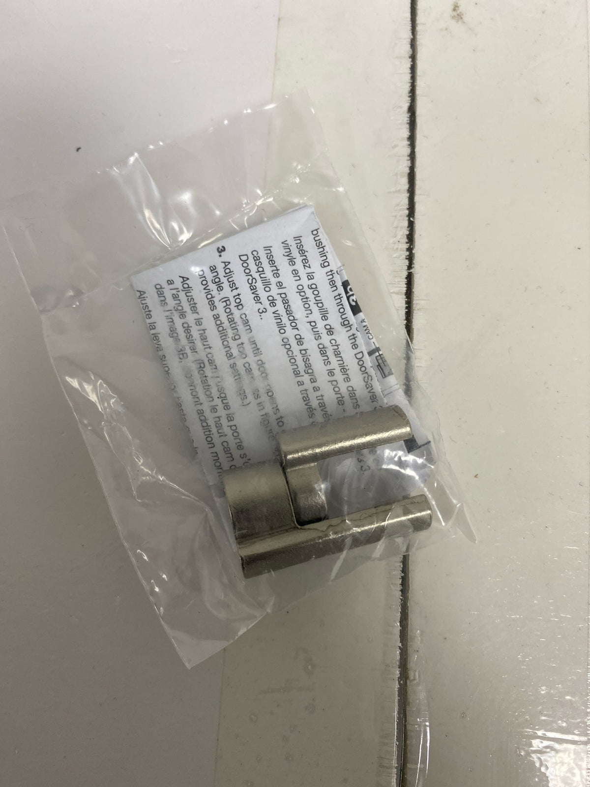 Express products 01234 Pewter Satin Nickel Adjustable Bumper-Less Hinge Pin Door Stop Door Saver Catches