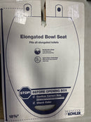 KOHLER 4733-RL-42 Glenbury ReadyLatch Quiet Close Elongated Toilet Seat, Soft Close Toilet Seats, Aspen Green
