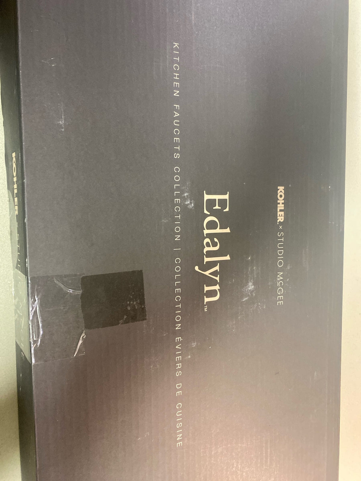 Kohler K-28360-2MB Edalyn by Studio McGee 1.5 GPM Single Hole Pre-Rinse Pull Down Kitchen Faucet with Sweep Spray, DockNetik, and MasterClean Technologies - Vibrant Brushed Moderne Brass
