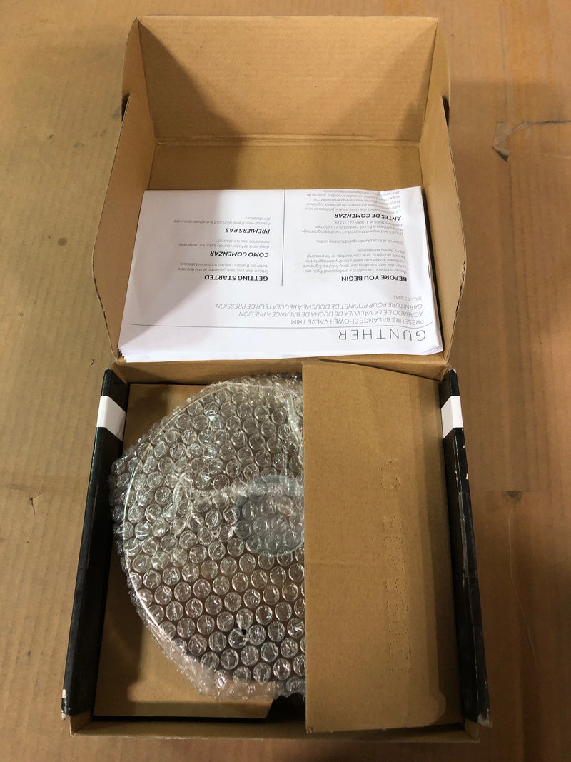 Signature Hardware SHGU8010PN Gunther Pressure Balanced Valve Trim - Less Valve - Polished Nickel