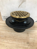 Kohler K-22671-2MB Clearflo Round Brass Tile-in Shower Drain - Vibrant Brushed Moderne Brass