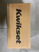 Kwikset 971BRNLSQT-514 Breton Single Cylinder Interior Pack with Square Rose for 818 Low Profile Handlesets - Matte Black