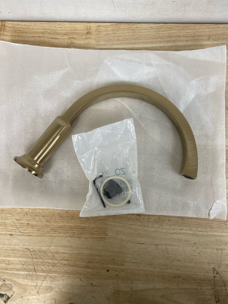 Delta T2788-CZ-PR-LHP Tetra Tub Deck Mounted Roman Tub Filler - Less Handles and Rough In - Lumicoat Champagne Bronze