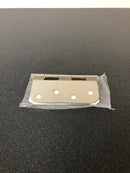 Emtek 4" x 4" Plain Bearing 5/8" Radius Corners Mortise Hinge - Pair - Polished Nickel