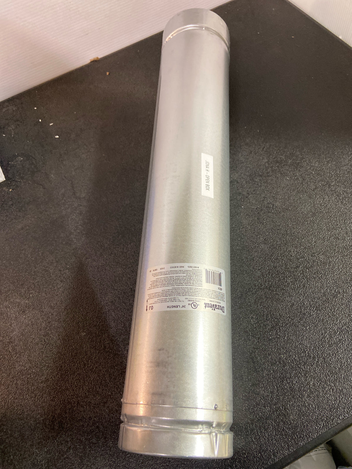 DuraVent Type B 24 Inch Length Round Rigid Pipe - 4BV24