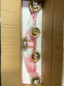 Designers Fountain 95904-BG Knoll 4 Light 33" Wide Vanity Light - Brushed Gold