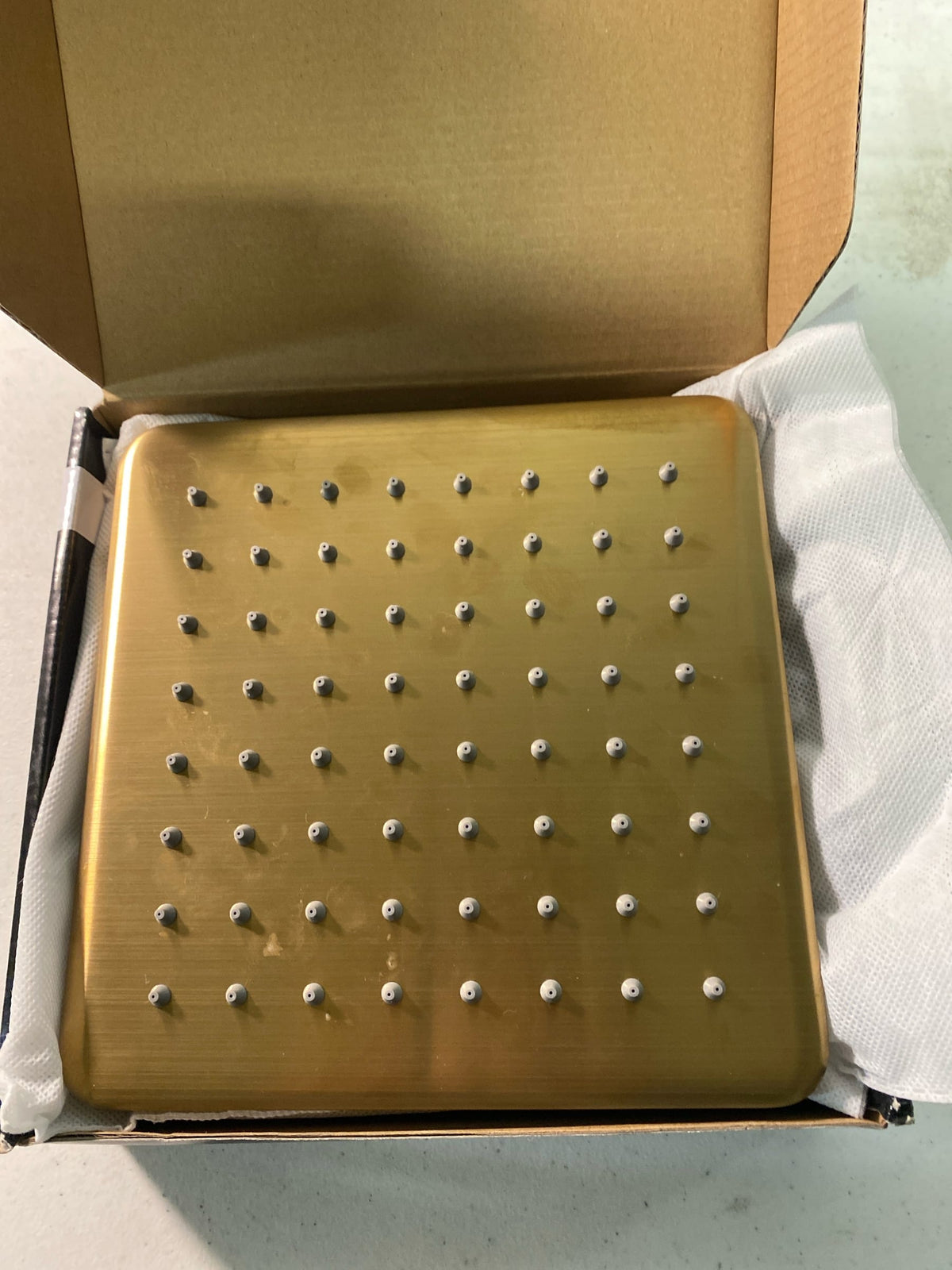 Signature Hardware SHRS820R3GBG Berwyn 1.75 GPM Single Function Shower Head - Brushed Gold