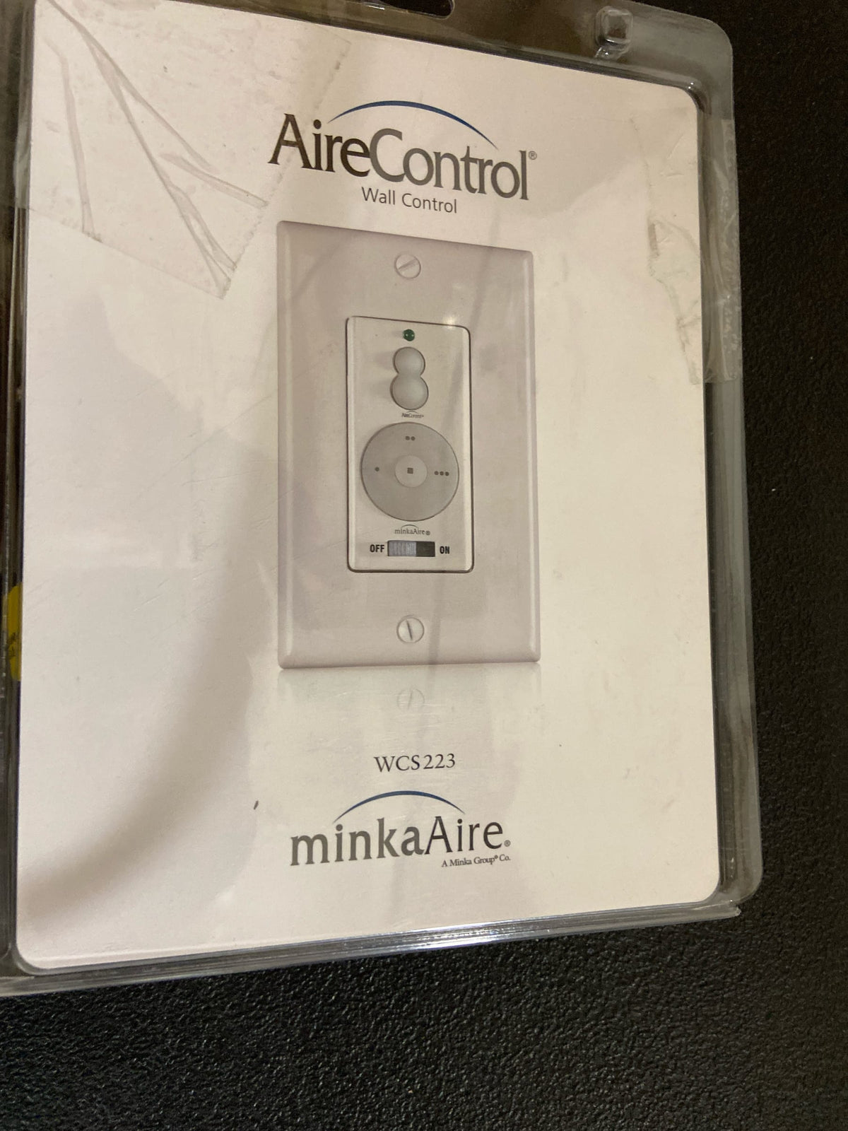 MinkaAire WCS223 Wall Mount 256 Bit AireControl Remote with Canopy Receiver Included - N/A