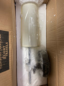 Elegant Lighting LD6004W5BK Black Mel Single Light 16" Tall Bathroom Sconce