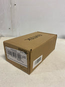 Emtek 8131PUS7 Providence Passage Door Knob Set with Quincy Rose from the Classic Brass Collection - French Antique