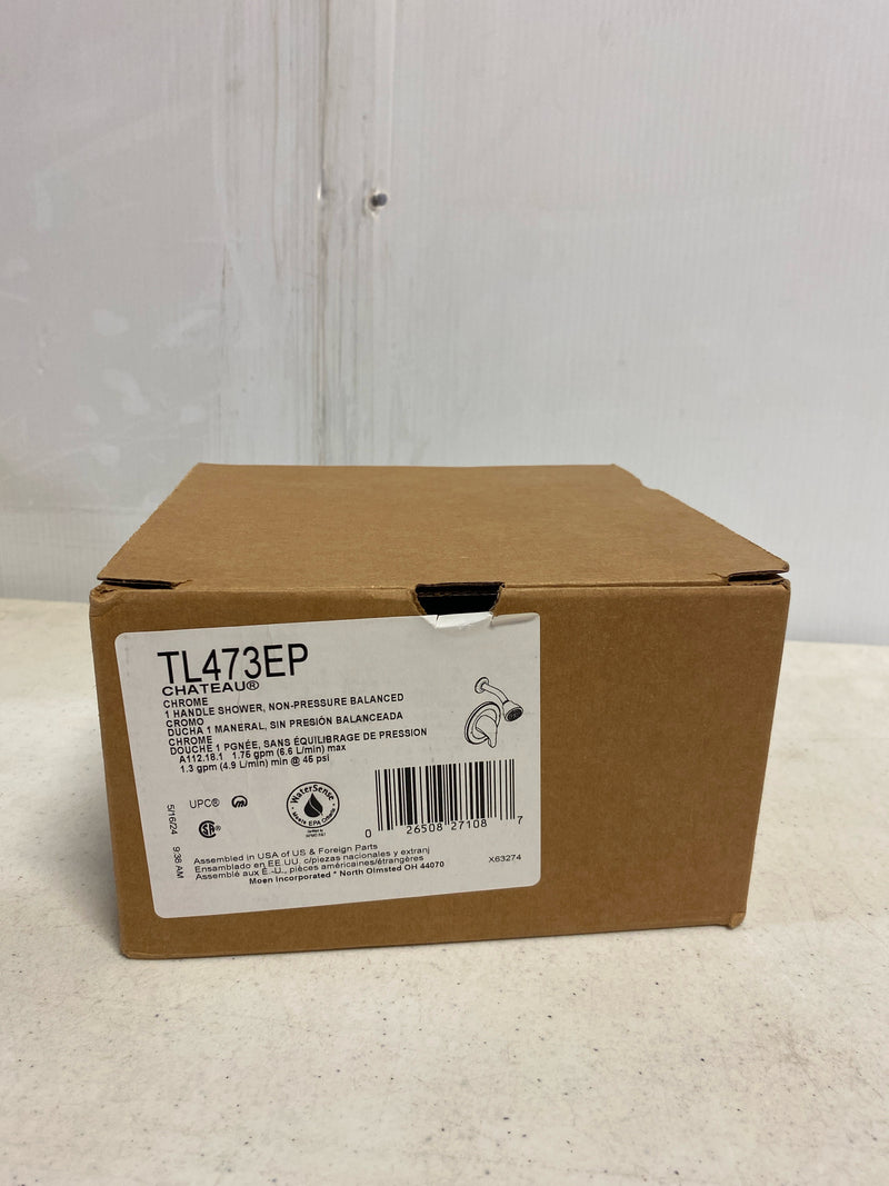 Moen TL473EP Chateau Shower Trim Package with Single Function Shower Head - Chrome