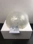 Elegant Lighting LD2224C Baxter 12" Wide Single Light Pendant with Clear Glass Shade - Chrome / Clear