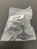 Berenson 9492-10BT-P Puritan 1-5/16 Inch Designer Rectangular Wave Cabinet Knob / Drawer Knob with Grip Base - Brushed Tin