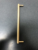 Schaub and Company 5008-SSB Pub House 8" Center to Center Diamond Knurled Solid Brass Cabinet Bar Handle / Drawer Bar Pull - Signature Satin Brass
