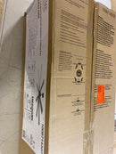 Home decorators collection N609A-MBK Intervale 72 in. Indoor/Outdoor Matte Black Windmill Ceiling Fan with Adjustable White LED with Remote Included