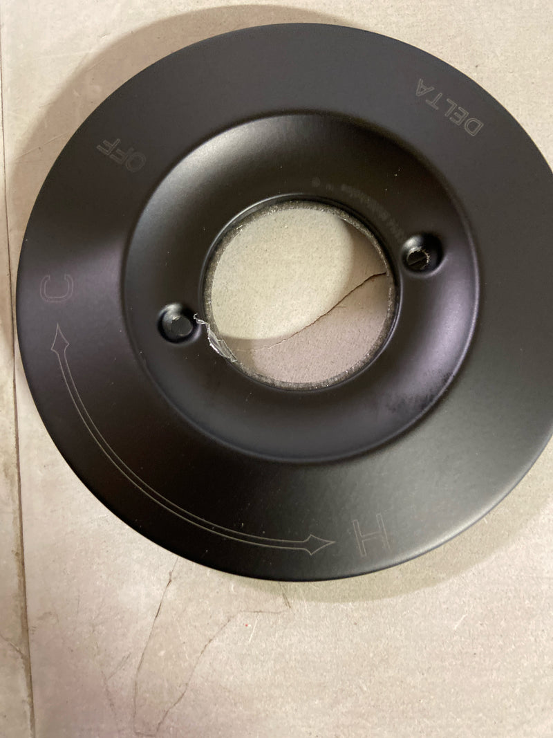 Delta T14232-BL Woodhurst Shower Only Trim Package with 1.75 GPM Single Function Shower Head - Matte Black