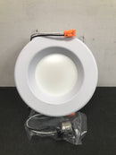 Simply Conserve L12DL5/6-CCT-RGB-WIFI-BLE 6" Integrated LED Reflector Smart Canless Recessed Trim - White