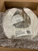Zurn Z5955SS-EL-STS Heavy Duty Open Front Toilet Seat Less Cover with Stainless Steel Check Hinge - N/A