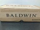Baldwin PSTUBCRR112 Tube Passage Leverset with Contemporary Round Rose - Venetian Bronze