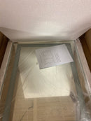 Elegant Lighting MRE12430 Helios 24" W x 30" H Modern Rectangular Aluminum Frameless Bathroom Wall Mirror with LED Lighting - Silver