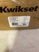 Kwikset 819CRHXHFLSQF-514 Caerus Full Plate Dummy Handleset with Halifax Interior Grip - Matte Black