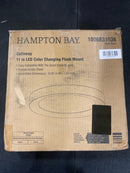 Home decorators collection JXM3001L/MB Calloway 11 in. Matte Black Integrated LED 5CCT Flush Mount