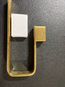ICO Bath V331 Volkano Cinder 8" Towel Bar - Brushed Gold Light