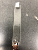 Sietto P-1200-8-PC Affinity 8 Inch Center to Center Handle Cabinet Pull with Clear Glass - Polished Chrome