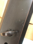 Emtek 4415PUS10B Jefferson Full Plate Single Cylinder Keyed Entry Handleset with Providence Interior Knob - Oil Rubbed Bronze