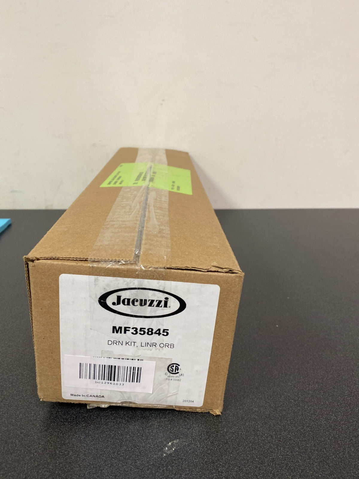 Jacuzzi Toe Tap Drain Assembly and linear overflow for Elara and Linea bathtubs - Oil Rubbed Bronze