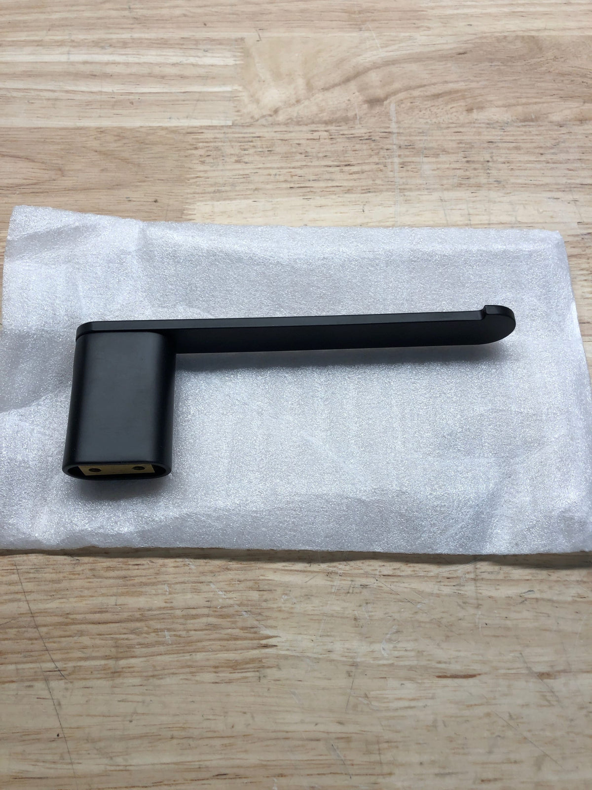 ICO Bath V4015 Volkano Flow Wall Mounted Euro Toilet Paper Holder - Matte Black