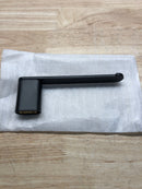 ICO Bath V4015 Volkano Flow Wall Mounted Euro Toilet Paper Holder - Matte Black